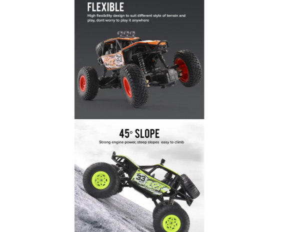 RC Rock Crawler Climbing Car 2.4Ghz - 1:20 RC Auto