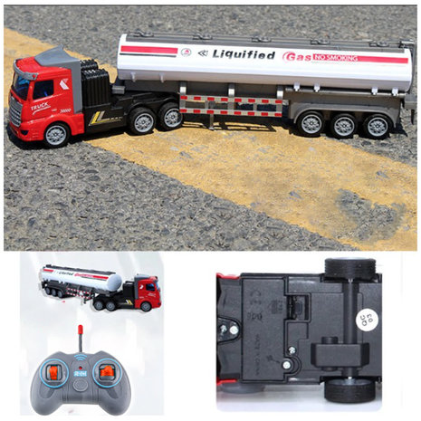 Rc Tankwagen - Oil Tank Gas Truck - 1:46 27MHZ 