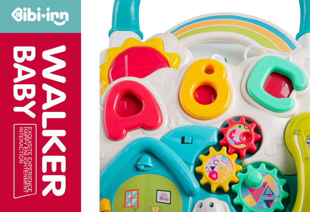 Baby Walker - Educatief Babyspeelgoed - loopspeelgoed - licht &amp; geluiden 