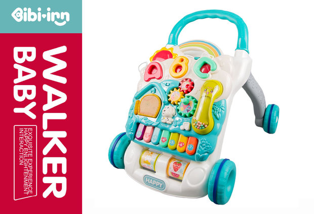 Baby Walker - Educatief Babyspeelgoed - loopspeelgoed - licht &amp; geluiden 