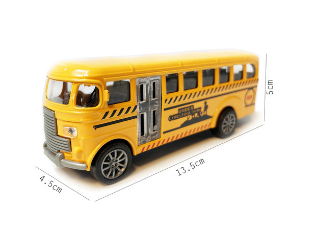 Speelgoed Die cast voertuigen - brandweer, politiewagen, schoolbus mix