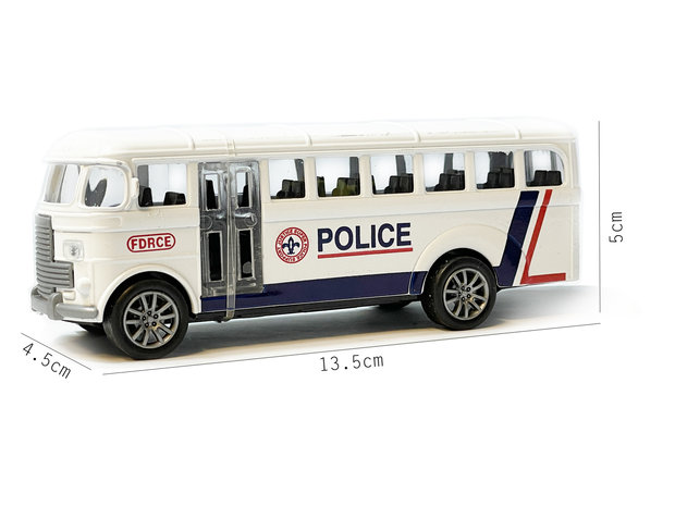 Speelgoed Die cast voertuigen - brandweer, politiewagen, schoolbus mix