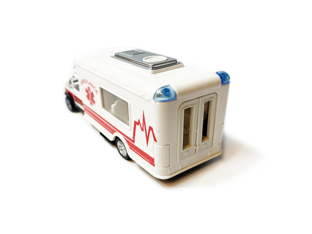 Speelgoed Die cast voertuigen - politiewagen, ambulance, brandweer auto mix 17cm