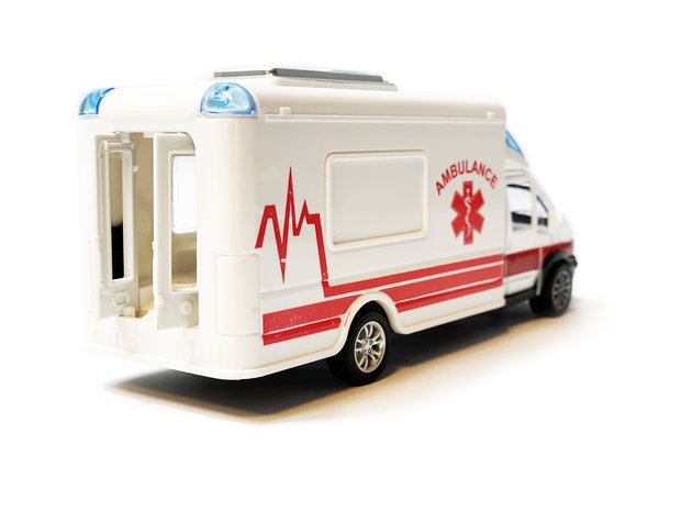 Speelgoed Die cast voertuigen - politiewagen, ambulance, brandweer auto mix 17cm