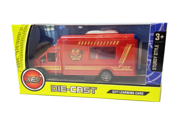 Speelgoed Die cast voertuigen - politiewagen, ambulance, brandweer auto mix 17cm