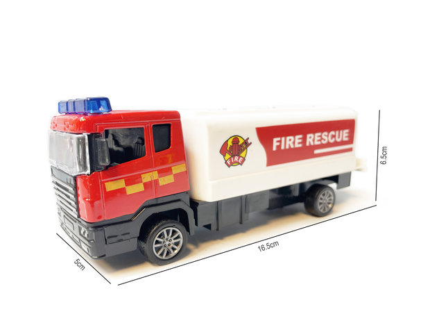 Speelgoed Die cast voertuigen -brandweerwagens mix assortiment 17cm