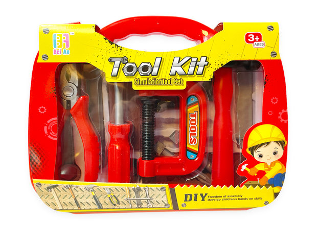 Speelgoed gereedschappen kist - Toolkit in een koffertje 