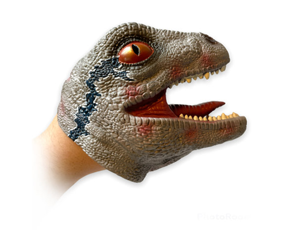 Hand Puppet Tyrannosaurus speelgoed - rubber Realistic handpop dinosaurus 