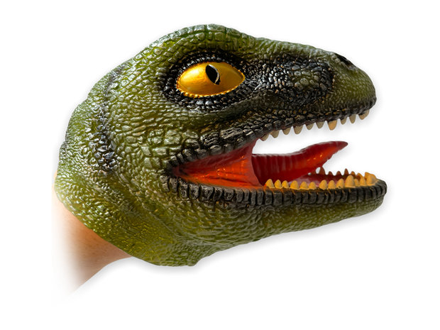 Hand Puppet Tyrannosaurus speelgoed - rubber Realistic handpop dinosaurus 