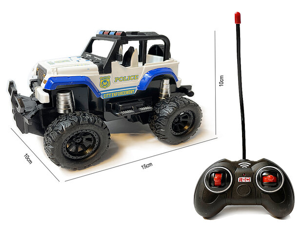 Rc Car - Remote Controlled Rock Crawler - Toy Car 1:28