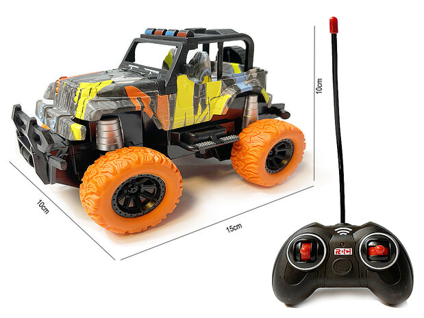 Rc auto - afstand bestuurbare rock crawler Rasta speelgoed.