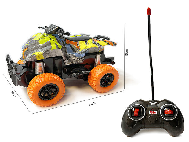 Rc Quad - Rock Crawler t&eacute;l&eacute;command&eacute; - Jouet Quad Rasta.