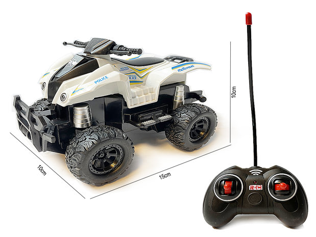 Rc quad - afstand bestuurbare rock crawler - speelgoed quad 1:28