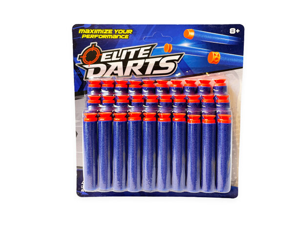 Elite Darts pijlen - 30 stuks darts met zuignap voor Nerf guns 