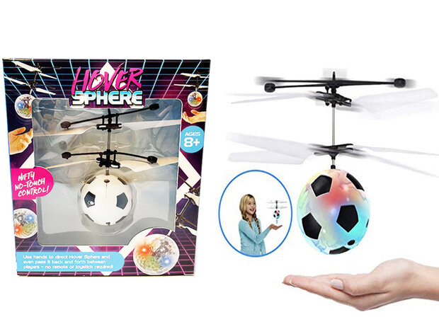 Flying Ball soccer - zwevende voetbal - Hand bestuurbaar vliegende helikopter bal - oplaadbaar