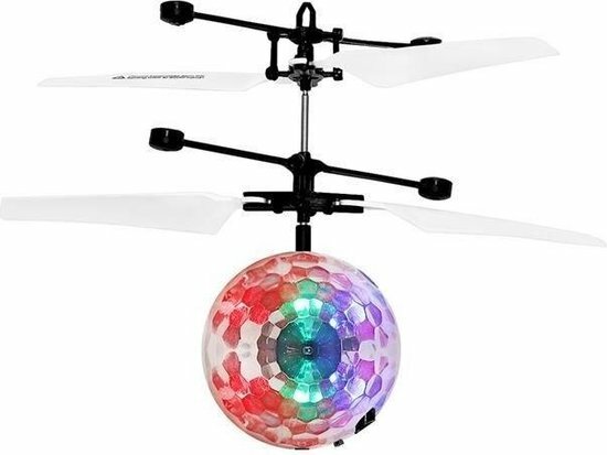 Flying Ball Crystal - zwevende voetbal - Hand bestuurbaar vliegende helikopter bal - oplaadbaar