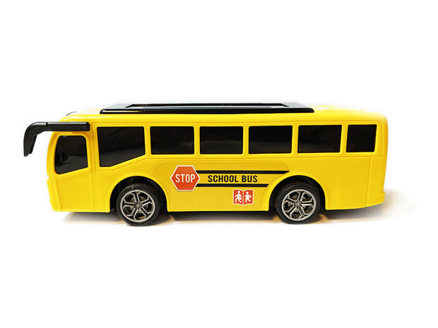 Radiografisch bestuurbare bus - 3D Led licht - RC Tour Bus speelgoed - 27CM - 4CH