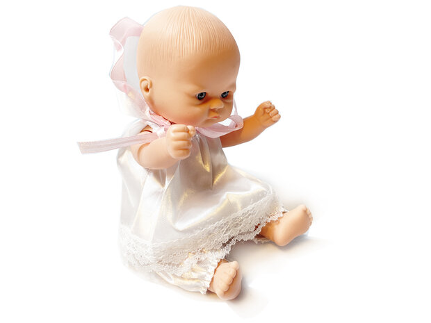 Schattige baby pop Bonnie - zachte knuffel pop - Reborn babypop met kapje 20CM