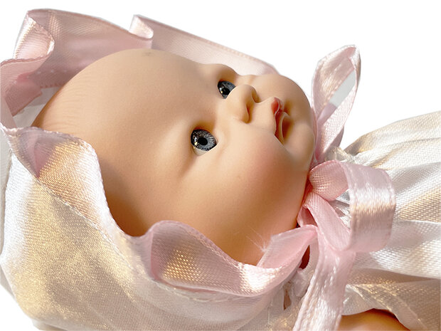 Schattige baby pop Bonnie - zachte knuffel pop - Reborn babypop met kapje 20CM