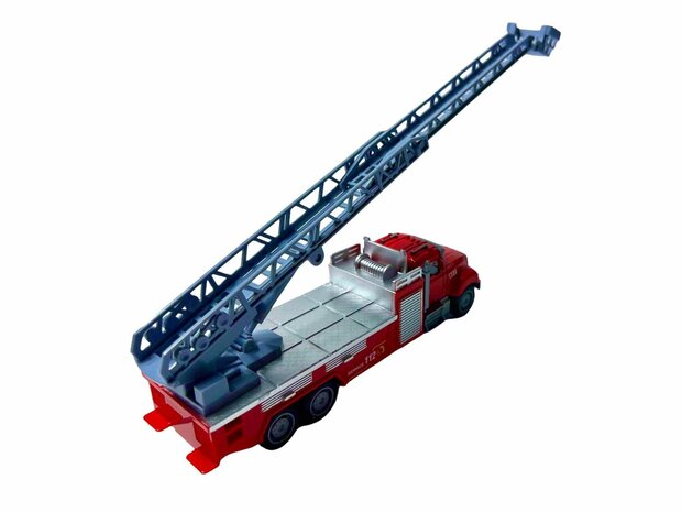 Camion de pompiers en m&eacute;tal.