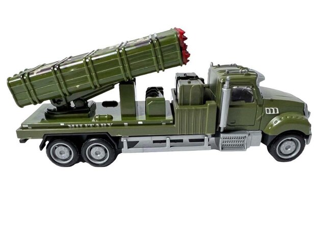 DIE CAST Luchtverdediging Raket Truck.