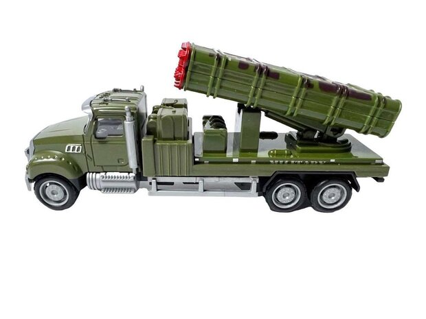 DIE CAST Luchtverdediging Raket Truck.