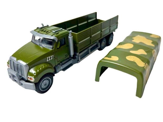 DIE CAST Camion de missiles de d&eacute;fense a&eacute;rienne.