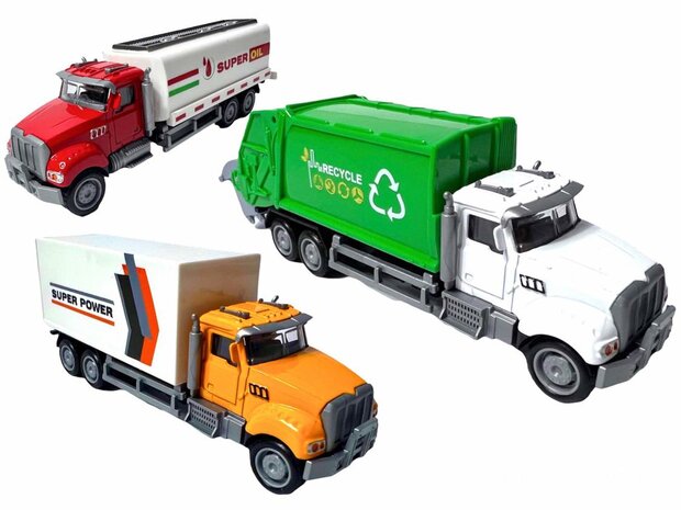 Die-cast trucks Model Toys.