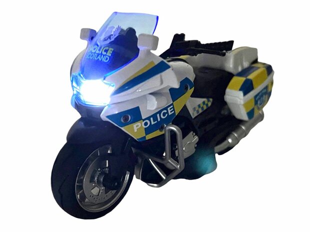 Politiemotor Die cast - licht en geluid