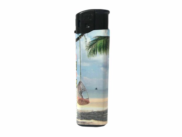 Lighters Click 50 pieces with beach print✓