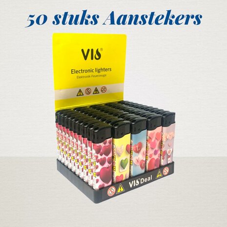 Aanstekers Klik 50 stuks.