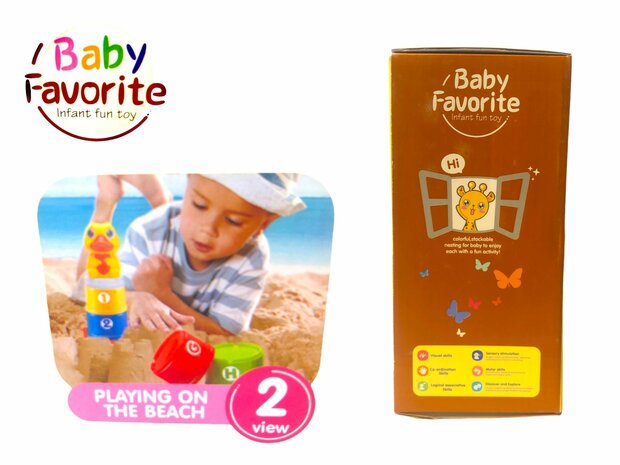 Stapelbecher f&uuml;r Babyspielzeug