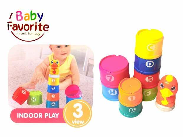 Stapelbecher f&uuml;r Babyspielzeug