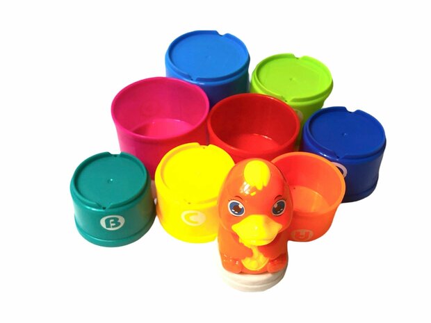 Tasses empilables pour jouets pour b&eacute;b&eacute;