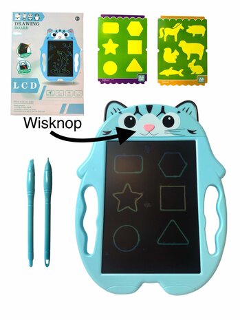 LCD-Pad Zeichentablett Kinder mit 2 Stiften.