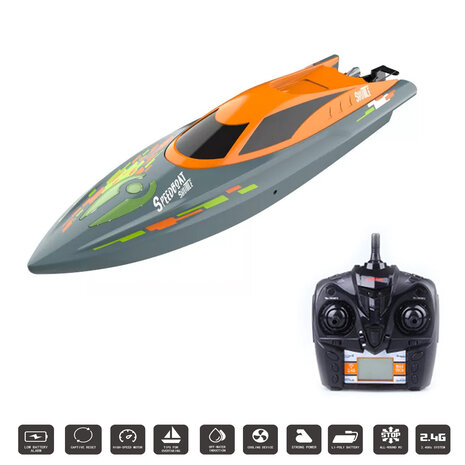 RC-Boot &ndash; Schnellboot Maniac X &ndash; 20 km/h &ndash; 2,4 GHz &ndash; TKKJ H122