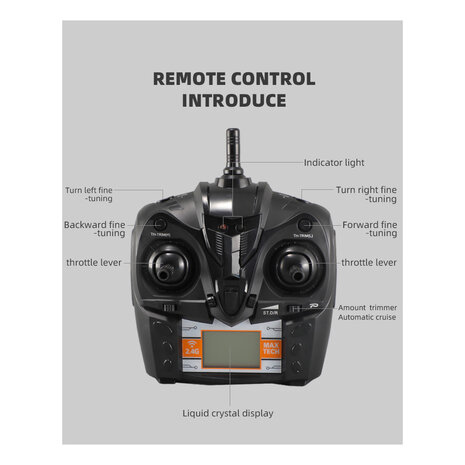 RC Boot - Speedboot Maniac X - 20KM/U - 2.4Ghz - TKKJ H122