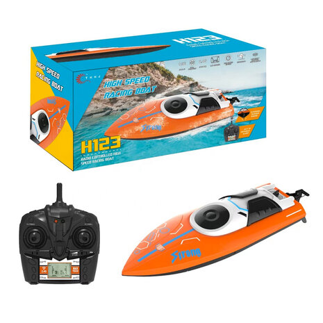 RC Boat - Speed ​​Race Boat TKKJ H123 - 20KM/H - 2.4Ghz