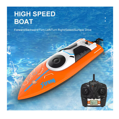 RC Boot - Speed Race Boat TKKJ H123 - 20KM/U - 2.4Ghz 