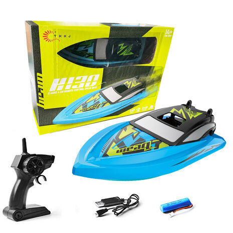 Bateau pilotable - H130 TKKJ -10km/h - rechargeable - 2.4ghz