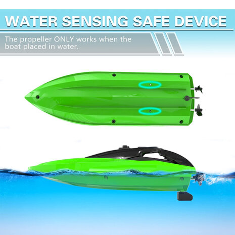 Rc boat toy - H131 - rechargeable - 2.4ghz controllable - 10km/h