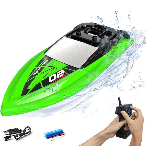 Rc boat toy - H131 - rechargeable - 2.4ghz controllable - 10km/h