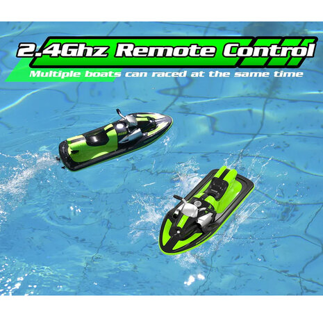 RC jetski RISE H137 - oplaadbaar boot - 2.4GHZ -10km/h - 1:47