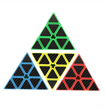 Pyraminx kubus - breinbreker - piramide vorm - 9.5CM z