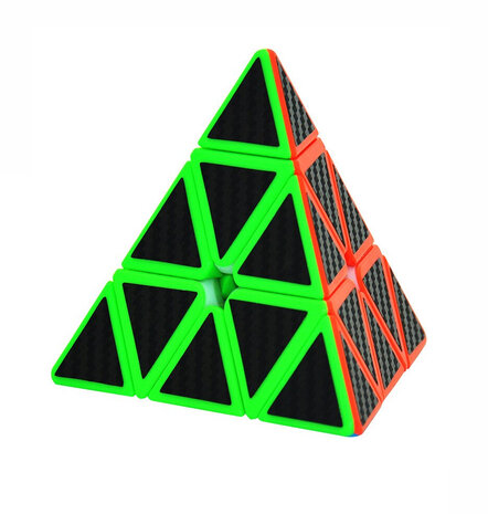 Pyraminx cube - brainteaser - pyramid shape - 9.5CM b 