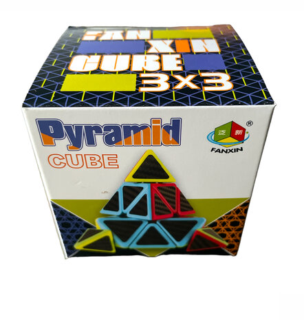 Pyraminx kubus - breinbreker - piramide vorm - 9.5CM z