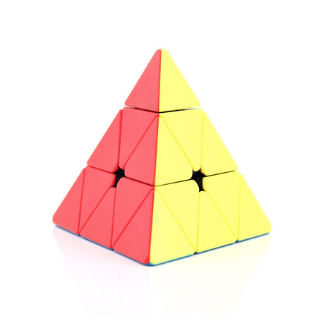 Pyraminx kubus - breinbreker - piramide vorm - 9.5CM