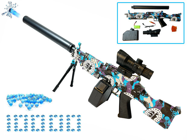 Gel Blaster- orbeez geweer - compleet set - oplaadbaar - 80CM b