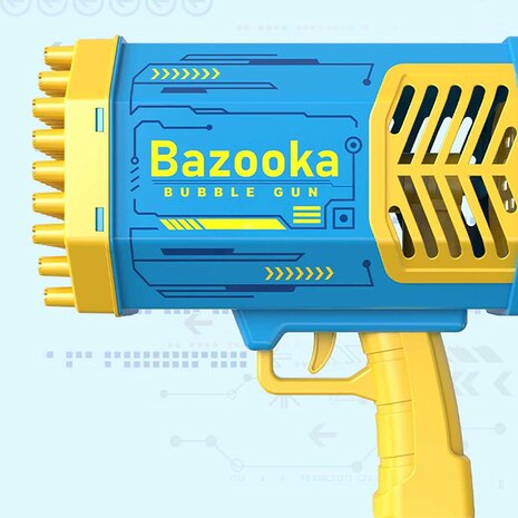 Bubble Gun Bazooka - bellenblaas pistool - 69 gaten - oplaadbaar