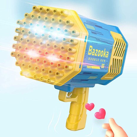 Bubble Gun Bazooka - bellenblaas pistool - 69 gaten - oplaadbaar